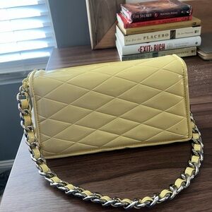 Steve Madden Lemon Crossbody Bag with Chain